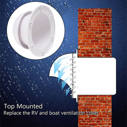 Round Capuchon De Ventilation En Forme De TÊTe De Champignon Pour Accessoires Rv 2