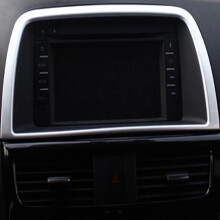 Fuer Cx-5 Cx5 Ke 2012 2013 2014 2015 2016 Chrome Interior Armaturen Brett Zenter Control Navi Bildschirm Abdeckung Zier Rahmen Dekoration