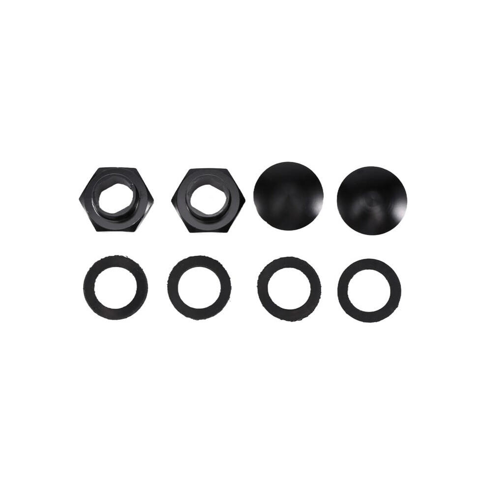 Rear Windshield Glass Strut Hardware Kit Fit For 92-95 Hatchback Eg6 Crv Black 6031838132285