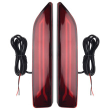 2St för CRV CR-V 2007 2008 2009 Multifunktions LED Bakre StöTfåNgarljus Bakre Dimlampa Auto Bulb Bromsljusreflektor