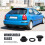 Rear Windshield Glass Strut Hardware Kit Fit for   92-95 Hatchback EG6 CRV Black 3