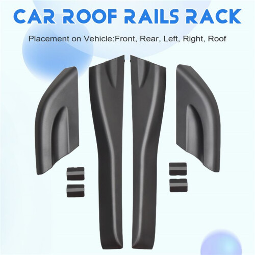 4Pcs Roof Rails Rack End Cover Shell for  Tucson 2004 -2008 2