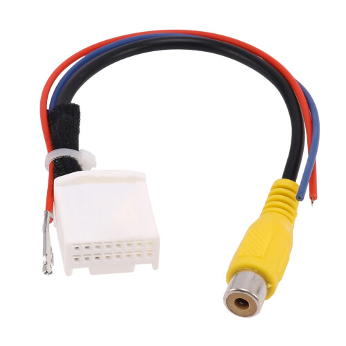 16 Pin Car Rear View Camera Adapter Cable Parking Backup Camera Video Cable Adapter Navigation DVD Reverse Camera Adapter Cable Plug for  Camry 2