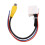 16 Pin Car Rear View Camera Adapter Cable Parking Backup Camera Video Cable Adapter Navigation DVD Reverse Camera Adapter Cable Plug for  Camry 5