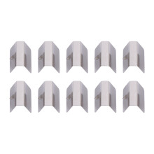 10 Pcs Car Rain Eyebrow Clip Wind Rain Deflector Metal Fitting Clips Replacement for Heko G3 Send Clip