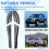 4Pcs Roof Rails Rack End Cover Shell for  Tucson 2004 -2008 4