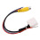 16 Pin Car Rear View Camera Adapter Cable Parking Backup Camera Video Cable Adapter Navigation DVD Reverse Camera Adapter Cable Plug for  Camry 6
