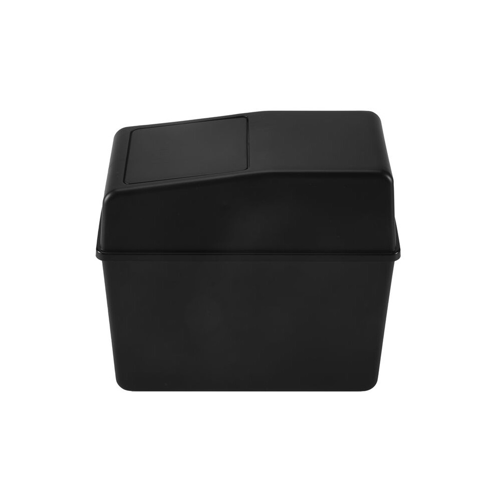 Car Trash Can With Lid Vehicle Can Garbage Organizer Large Wastebasket Bin For Auto,Home Car Interior Black 6034079656077