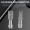 200PCS Male/Female Spade Crimp Terminals Electrical Insulating Sleeve Wire Wrap Connector, 2.8MM 5