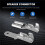 200PCS Male/Female Spade Crimp Terminals Electrical Insulating Sleeve Wire Wrap Connector, 2.8MM 3