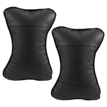 2Pcs Car Neck Pillow Breathable Rest Cushion Relax Neck Support Headrest Comfortable Soft Pillows for Travel