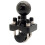 Base de Montagem em Trilho de Guiador para Motocicleta com Parafuso Duplo em U com Esfera de 1,5 Polegadas para Câmera  para  para 1
