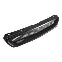 Car Carbon Fiber Mesh ABS Front Hood Grille Grill for 96-98   EJ/EK JDM Type R