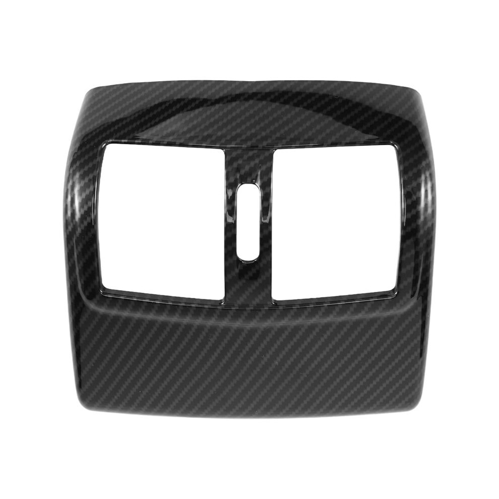 Abs Carbon Fiber Rear Air Condition Outlet Vent Cover Trim Sticker Accessories For W212 E-Class 2012-2015 6031156713371