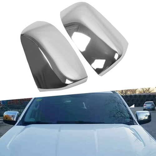 För  Ranger / Everest 2012-2020 ABS Silver Chrome Backspegelhus Kåpa -Sidodörrsspegelkåpa 1