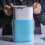 Plastic Kitchen Food Waste Trash Can Compost with Drainer Rubbish Container Organizer Accessories Tools-Light Grey 4