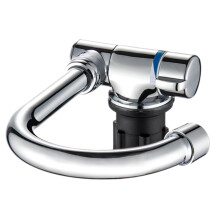 Foldable Kitchen Faucet 360 Dgree Rotation Sink Water Tap Single Handle Cold & Hot Water Mixer Copper Faucet for RV Boat