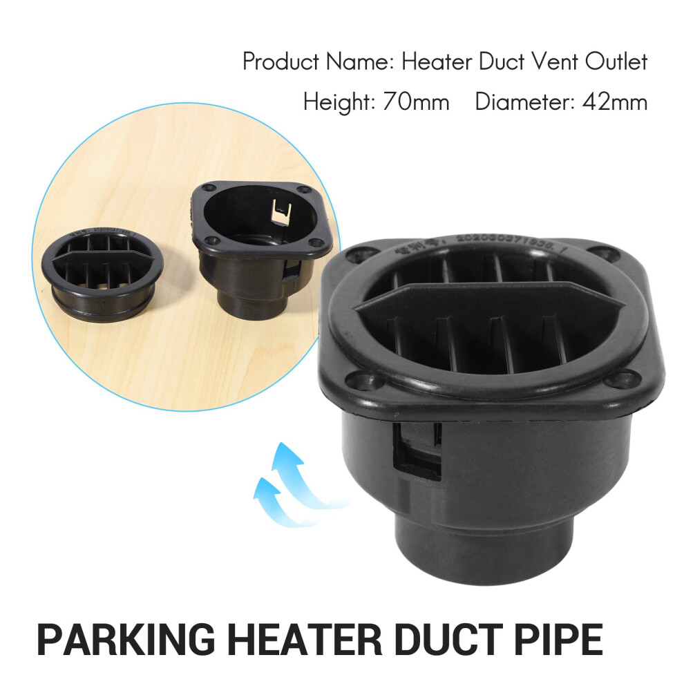 42Mm Car Air Parking Heater Duct Pipe Connector Warm Air Vent Outlet For Webasto Eberspacher Propex 4712289287428
