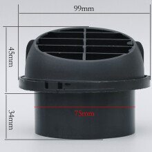 75 Mm Warm Heizung Park Heizung EntlüFtung Auto Heizung Luft Auslass Richtend Drehbar für Webasto Truck