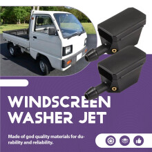 2-Teilige Scheibenwaschanlage Jet Universal Schwarz Car Arm Scheibenwaschanlage Wischblatt WassersprüHdüSen DüSenzubehöR