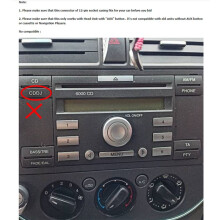 Car Audio Kabeladapter für Fiesta Focus Mondeo 6000CD Radio Musik Stream