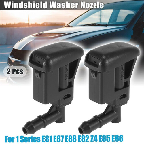 1 Paar für  1Er E81 E87 E88 E82 Z4 E85 E86 ScheibenwaschdüSe SpritzdüSe Jet Frontscheibe Neu 61667110852