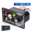 12V Fused Marine Bilge Pump  Panel with LED Indicator Light Manual/Off/Auto 3-Way Toggle 8
