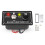 12V Fused Marine Bilge Pump  Panel with LED Indicator Light Manual/Off/Auto 3-Way Toggle 7