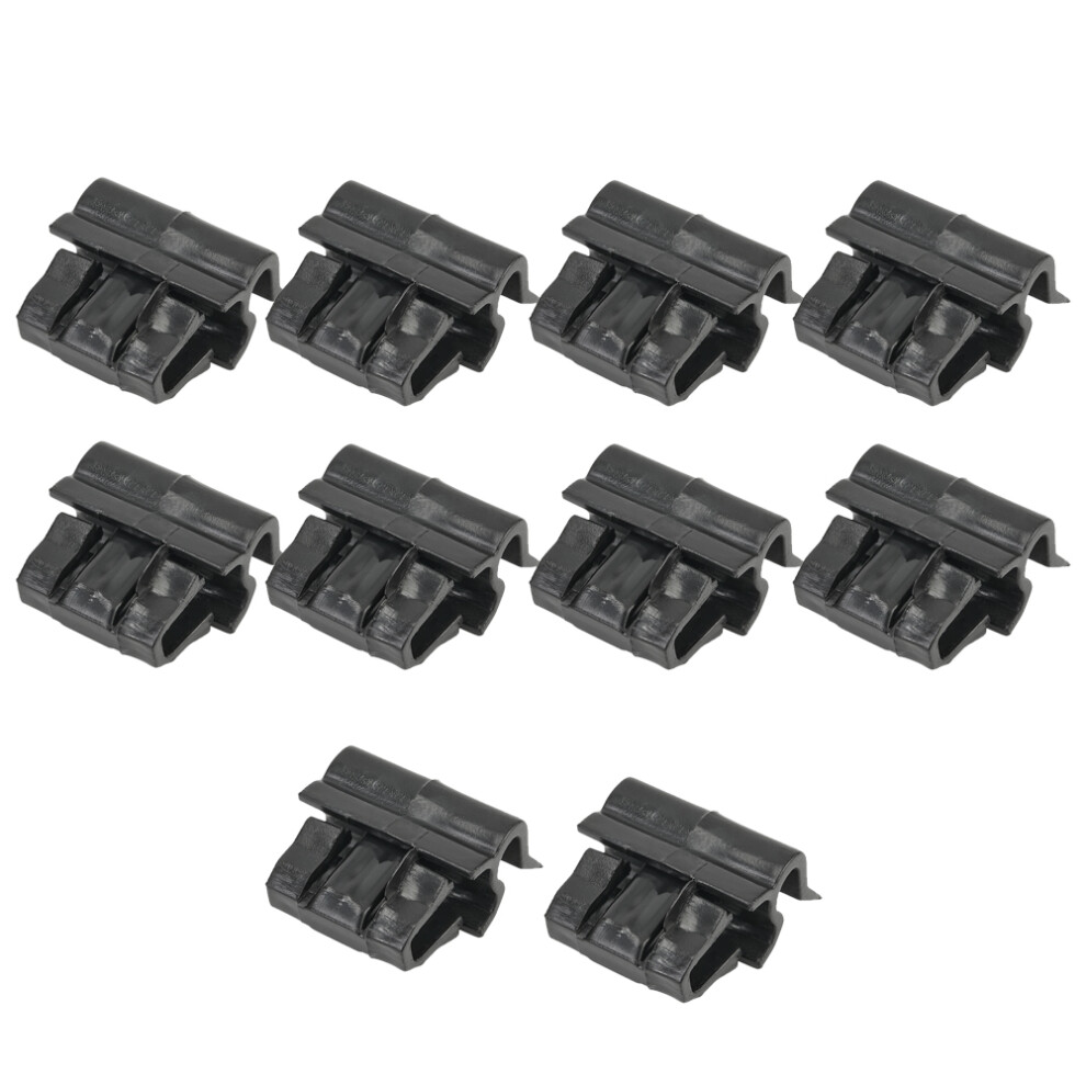 10Pcs For Model 3 Front Trunk Car Plastic Buckle Front Hood Box Buckle Clip 1472872-00-C Black 6032150680515