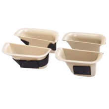1Set Car Inner Door Holder Armrest Storage Box for Prado GX470 2004-2009 Glove Organizer Container Tray B