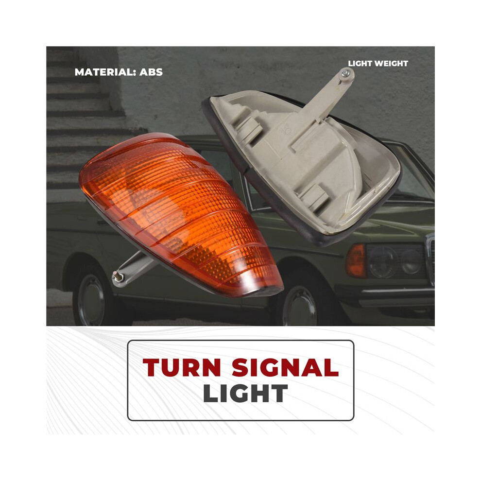 Car Turn Signal Indicator Corner Lamp For W123 1976-1984 Light/Yellow 6032750892318