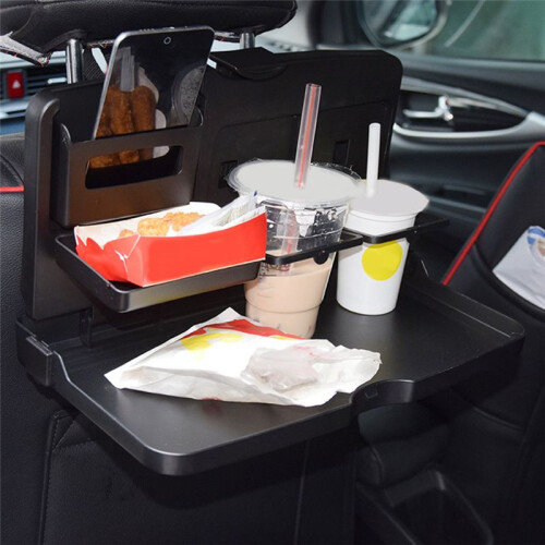 Car Multi-Function Dinner Plate Foldable Dining Table Car Tray Universal Car Supplies 2