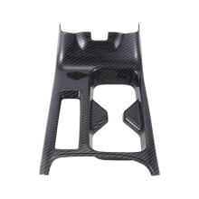 Kol Kolfiber Center Console VattenkoppshåLlare Dekoration Cover Trim Stickers för  HRV HR-V Vezel 2021 2022