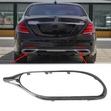 2228852900 Auto Chrom Heck Rechts StoßStange Auspuff Rohr Abdeckung Trim für   S-Class W222 S450 S500 2018-2020