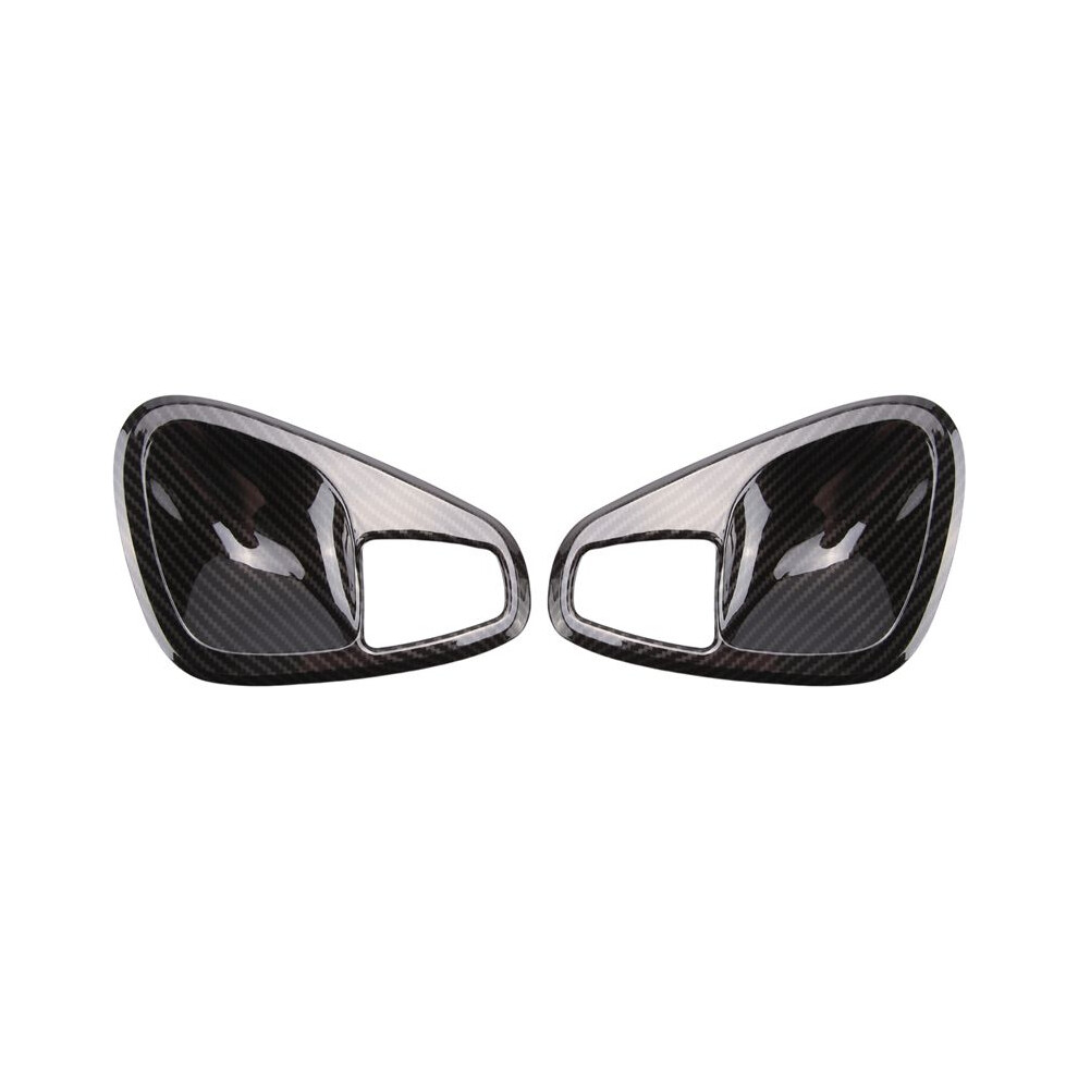 Car Inner Door Handle Bowl Cover Trim Sticker For 451 Fortwo 2010-2014 Accessories, Carbon Fiber 6031804337218