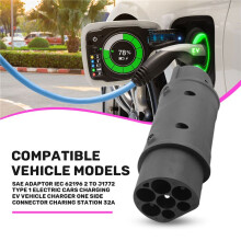 SAE Adaptor IEC 62196 2 to J1772 Type 1 Electric Cars Charging EV Vehicle Charger One Side Connector Charing Station 32A