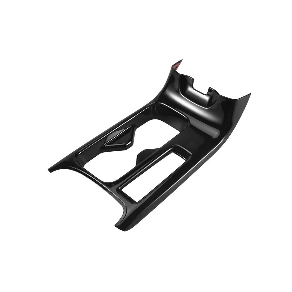 Car Glossy Center Console Water Cup Holder Decoration Cover Trim Stickers For Hrv Hr-V Vezel 2021 2022 Lhd Black 6033768617924