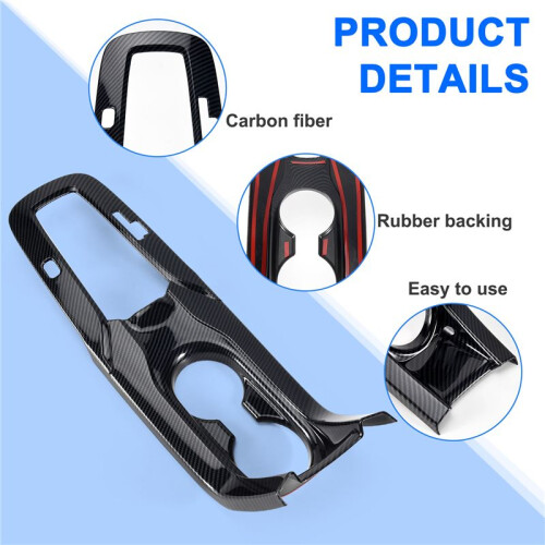 For    2020 2021 Central Control Panel Cover Gear Shift Cup Holder Trim Decor Frame Accessories RHD 1