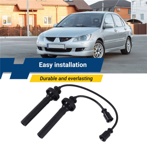 2 PCS  Ignition Wire Cord Set for  Lancer 1.6L MD365102 2