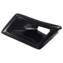 Linke Seite Echt Kohle Faser Board Auto FrontstoßStange Luft LüFtungs Einlass Auslass Duct Abdeckung HüLle Trim für 350Z Z33 2003-2009