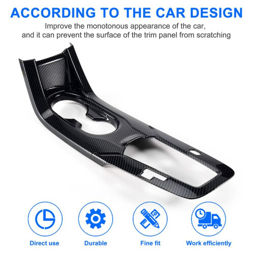 For    2020 2021 Central Control Panel Cover Gear Shift Cup Holder Trim Decor Frame Accessories RHD 2