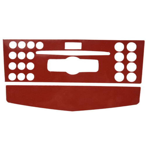 Car Center Console Navigation Luftkonditionering Panel Cover CD Kontroll Trim Panel Cover för - W204 2007-2010 1