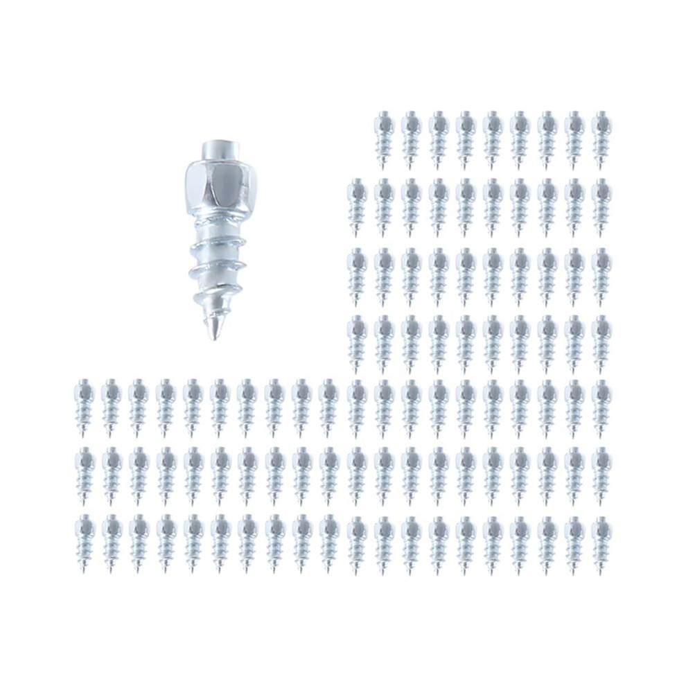 100Pcs 12Mm Tire Studs Carbide Screw Snow Spikes Anti-Slip Anti-Ice For Car/Suv/Atv/Utv Car Tire Stud 4713729353369