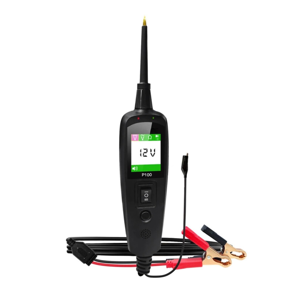2M Automotive Circuit Tester Power Probe Kit With Accurate Voltage And Resistance Testing And Tft Display 9189345238680