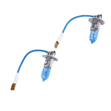 2 Pcs  12V 55W H3 Super White Halogen Car Foglight Light Bulb Lamp