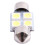 12V 31mm 4 5050 SMD Car Interior Dome Festoon LED Light White 2 Pcs 5