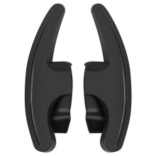 2 Stuks Auto Stuurwiel Shift Paddle Blade Shifterstuurwiel Shifter Auto Styling Geschikt voor 5//Jedda// Zwart