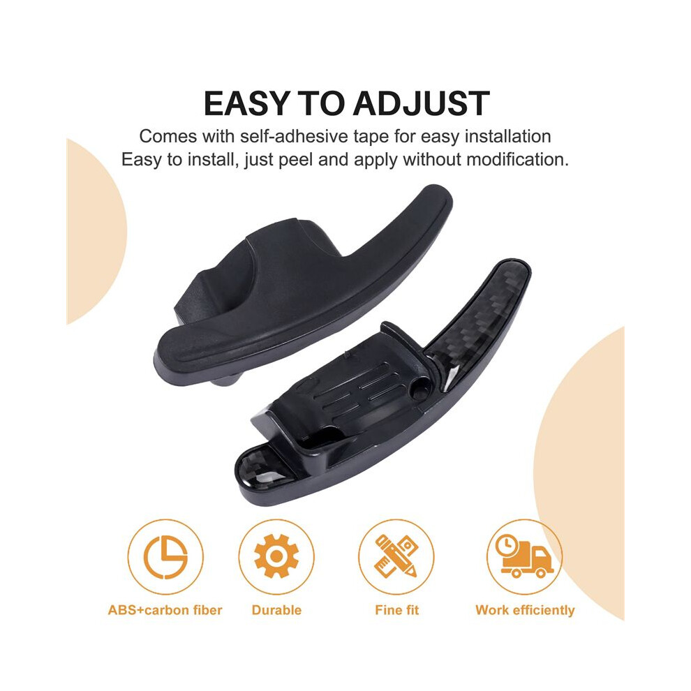 Steering Wheel Shift Paddles Fit For 6 Mk6 Vi R20 Cc Carbon Fiber 4711483382649
