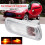 1 Pair Car LED Side Mirror Indicator Amber Light Replace Rearview Mirror Turn Side Light with Bulbs for  C4 Hatchback 2004-2011 2