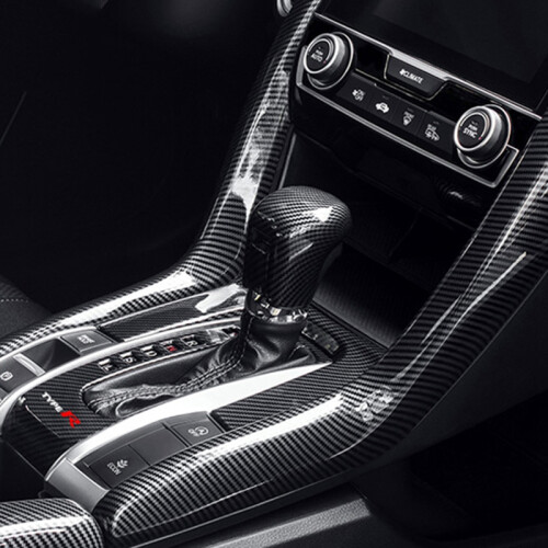 Armrest Box Protective Covers Carbon Fiber Car Central Armrest Decorative Modification for   10Th 2016 2017 2018 2019 2
